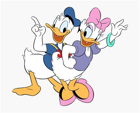 Donald And Daisy Duck Clip Art Donald Et Daisy Disney Hd Png Download Kindpng