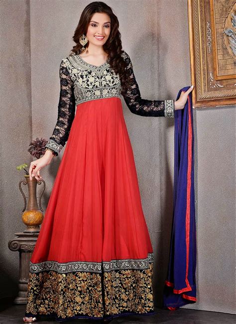 Latest Anarkali Suits Dresses Designs Indian Collection