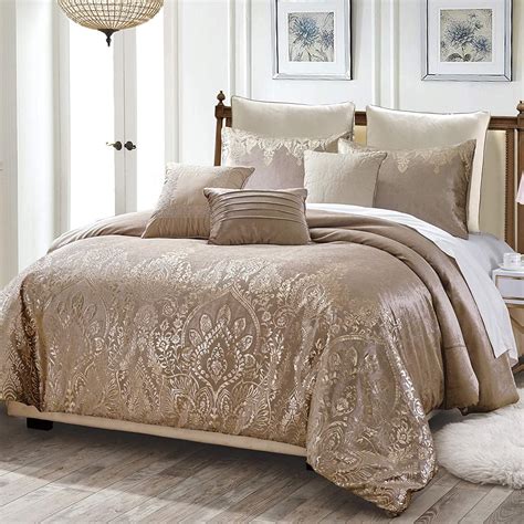 Sapphire Home Luxury 8 Piece Fullqueen Comforter Set With Shams And