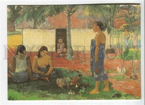 Germany Year Tahiti Paul Gauguin No Oe Riri Nude Girls Old