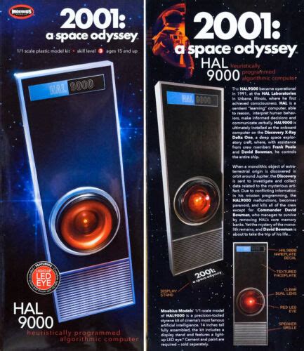 2001 Hal 9000 Computer Led A Space Odyssey 11 Model Kit Moebius