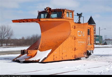 A Canadian National Railway Russel Snow Plough Photo By Chris Gallow