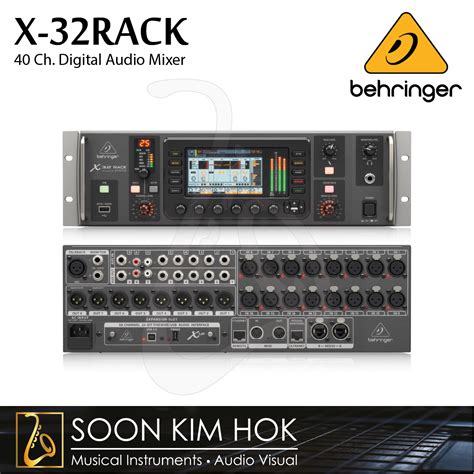 Behringer X Rack Input Bus Digital Rack Mounted Mixer X Rack