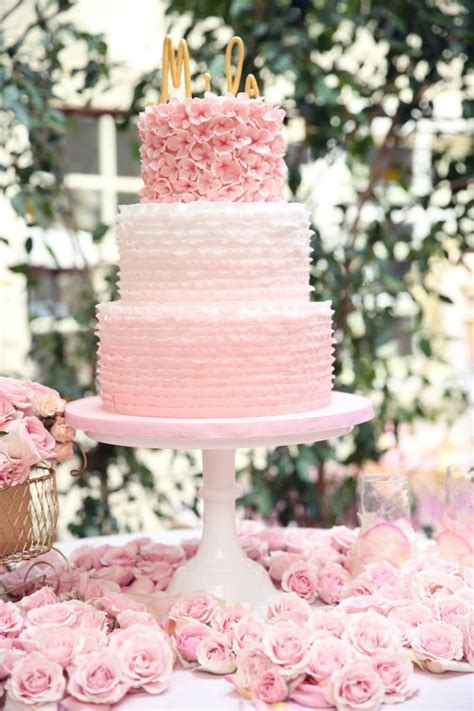 34 Delicate Ombre Wedding Cake Ideas From Pinterest Deer