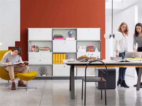 Office Storage Unit Office Shelving Ottaedro By Dieffebi Design Sbga