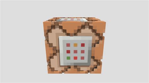 Minecraft Command Block Download Free 3d Model By Scriptifer Cc91f84
