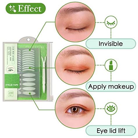 400pcs Natural Invisible Single Side Eyelid Tape Stickers Medical Use