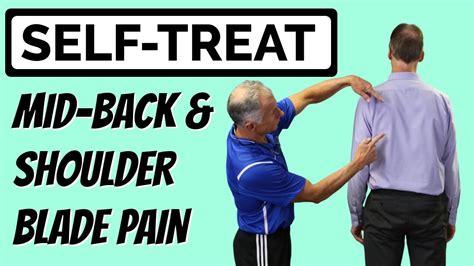 Fix Rhomboid Pain Mid Back And Shoulder Blade Pain 5 Self Treatments
