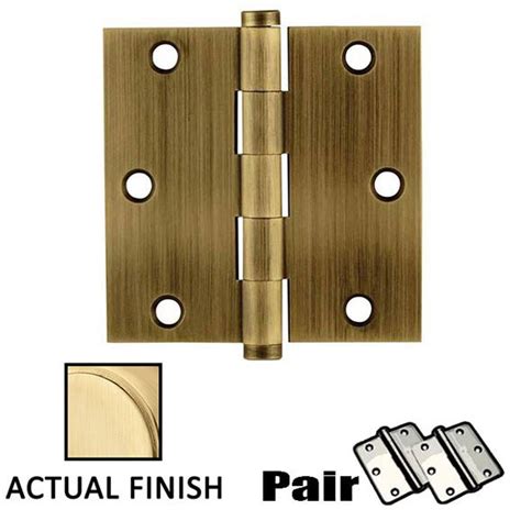 Door Hinges Collection 3 12 X 3 12 Square Solid Brass Residential