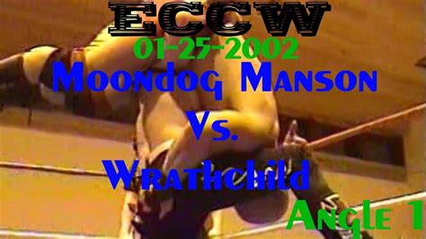 Eccw 012502 Moondog Manson Vs Wrathchild Angle 1 Youtube
