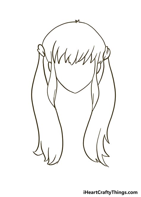How To Draw Female Hair Anime