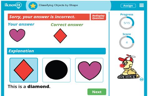 Interactive Math Lesson Classifying Objects By Shape