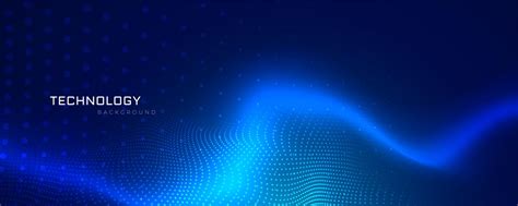 Abstract Blue Technology Banner Design Download Free Vector Art