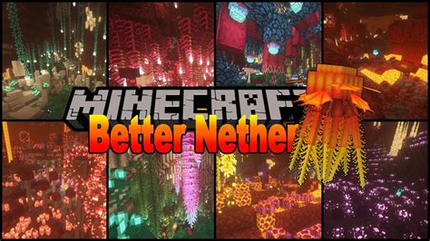Minecraft Better Nether Mod 4k Biome Showcase With Calming Music