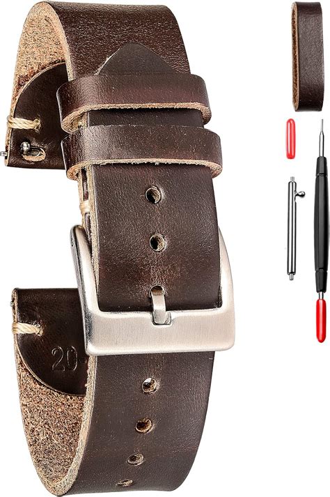 Buy Leather Watch Bands For Men Horween Quick Release Leather Watch