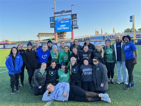 Uwf Softball Team Has Memorable Experience With Outing At Blue Wahoos