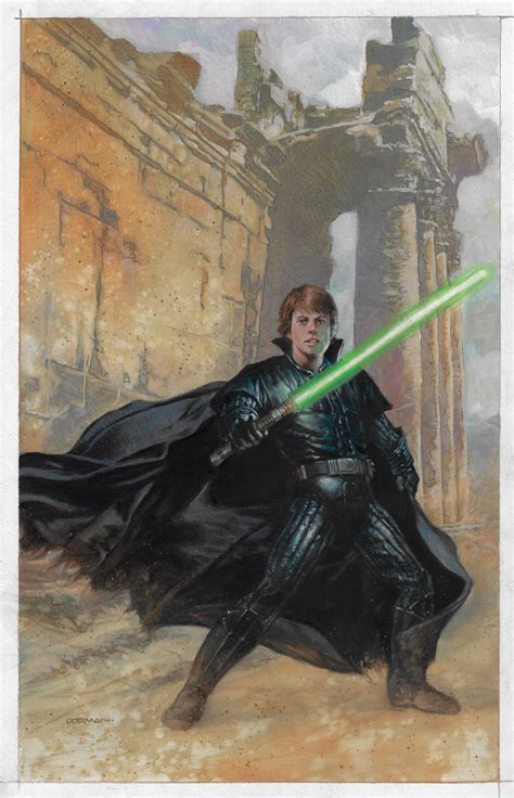 Luke Skywalker By Dave Dorman Star Wars Dark Empire Cover Quality