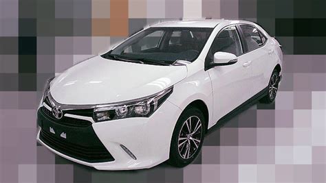 New Toyota Corolla Facelift Leaks Out In China