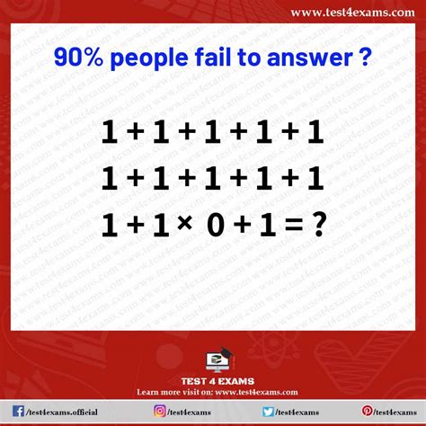 90 Of People Fail To Answer The Viral Math Puzzle Test 4 Exams