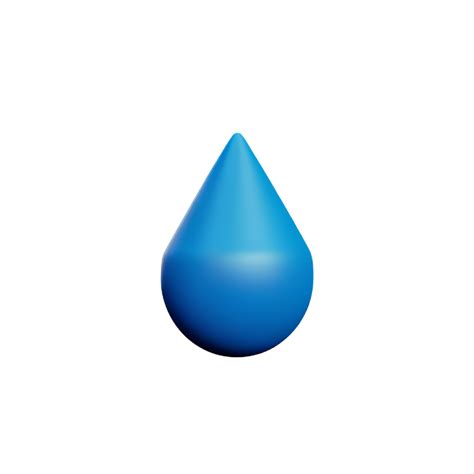Water Drop 3d Rendering Icon Illustration 28612483 Png