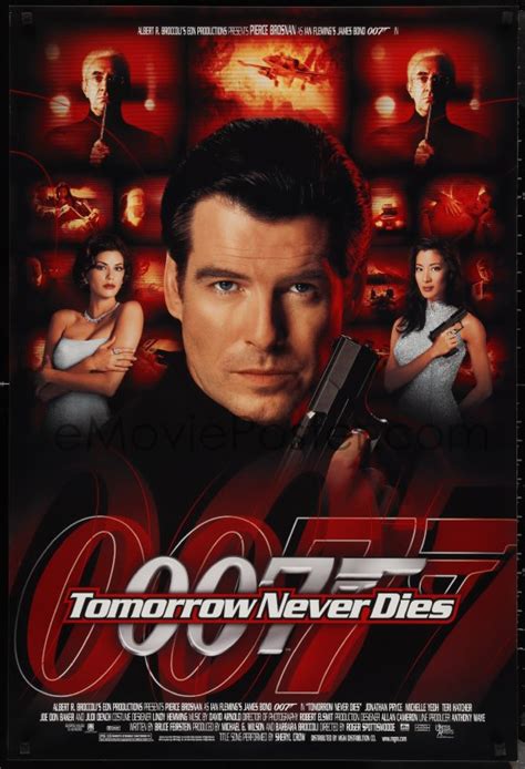1c1460 Tomorrow Never Dies 1sh 1997 Pierce Brosnan As Bond Michelle Yeoh