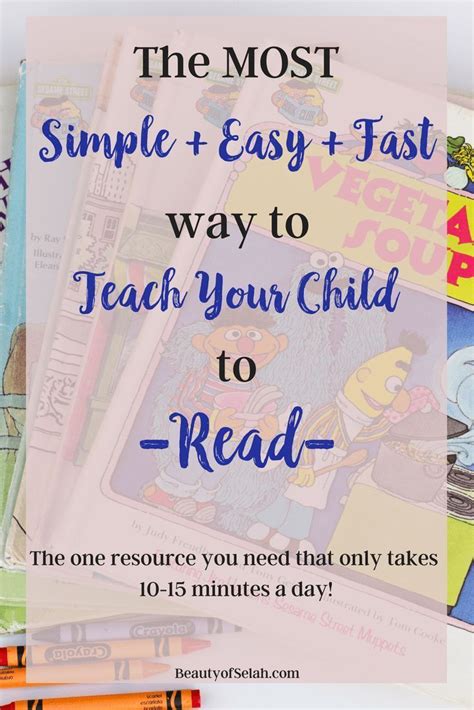 The Most Simple Easy Fast Way To Teach Your Child To Read