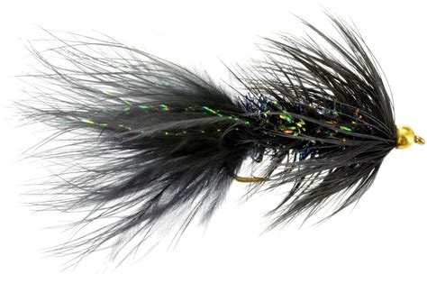 Beadhead Crystal Schlappen Bugger Black Fly Fishing Flies For Less