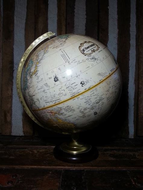 Vintage Replogle 12 Diameter Globemaster Globe Master Raised Student