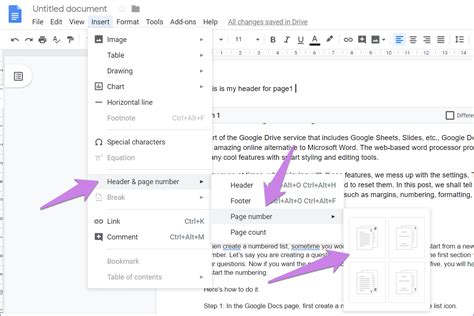 Cómo crear un encabezado y pie de página diferente para cada página en Google Docs Moyens I O