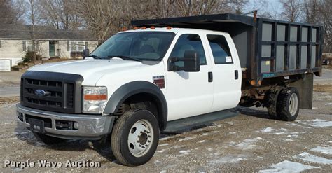 2008 Ford F550 Crew Cab Dump Truck In Blue Springs Mo Item Da5830