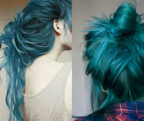 Once you've bleached your hair, apply the green dye by following the instructions on the box. Sea and Sky Blue Hair Color 2017 You Will Adore | Pretty ...