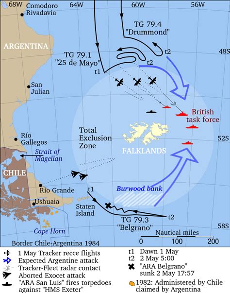 Ara General Belgrano Falklands War Military Tactics Wwii Maps