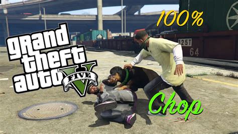 Gta 5 Grand Theft Auto V 100 Completion Chop Mission Gameplay