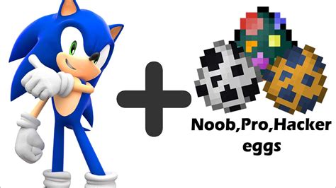 Sonic Noob Pro Hacker Eggs Animations 23 Sonic Animation