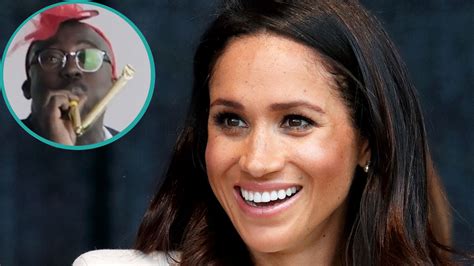 Meghan Markle Laughs And Blows Party Horns With Edward Enninful In Behind