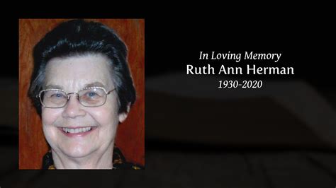 Ruth Ann Herman Tribute Video