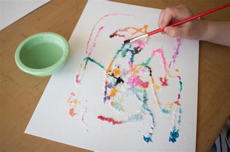 Painting For Kids How To Make A Salt Painting With Watercolors Hgtv