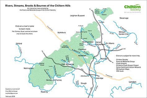 Rivers Map Chiltern Society