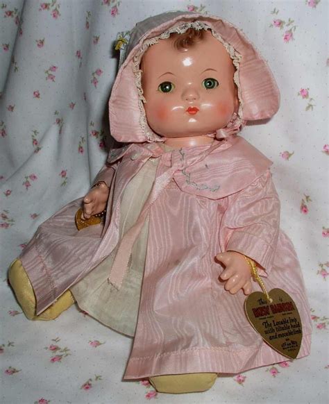 1940s Effanbee Patsy Babykin Toddler Doll Brown Molded Hair