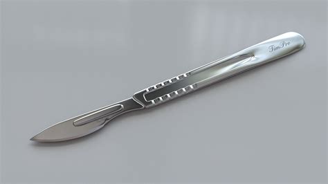 Surgical Scalpel 3d Model Cgtrader
