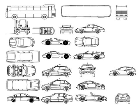 Cad Drawings Details Of Luxury Front Cars Elevation Cadbull