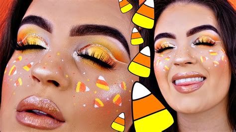 candy corn halloween makeup youtube