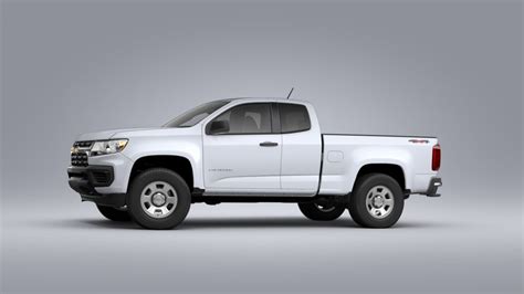 New Summit White 2021 Chevrolet Colorado Extended Cab Long Box 4 Wheel