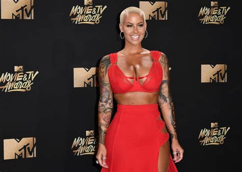 amber rose mtv movie and tv awards in los angeles 05 07 2017