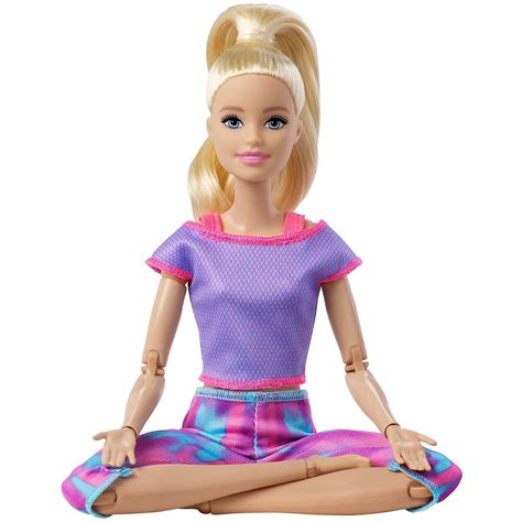 Barbie Made To Move Lalka Blond Seria 3 Mattel Ftg80 Gxf04 Sklep Kleks