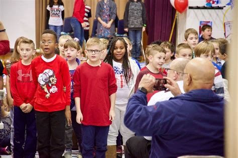 North Royalton City Schools Elementary Students Honor Veterans With