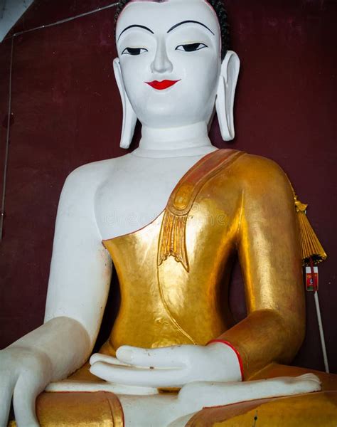 Marble Buddha Statue Sitting At A Temple Stock Photo Image Of Buddha
