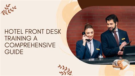 Hotel Front Desk Training A Comprehensive Guide Youtube