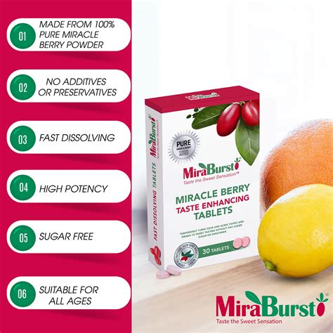 New And Improved Miraburst Miracle Berry Tablets Archives Special