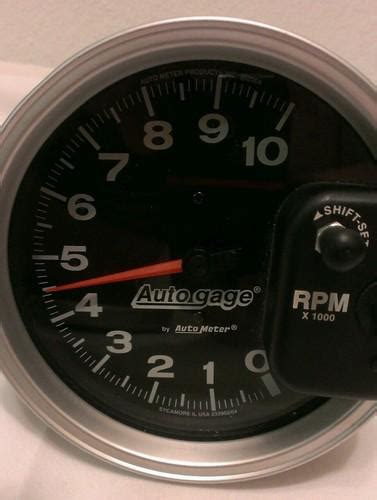 Sell Auto Gage 5 Inch Tachometer By Auto Meter With Shift Light 10000